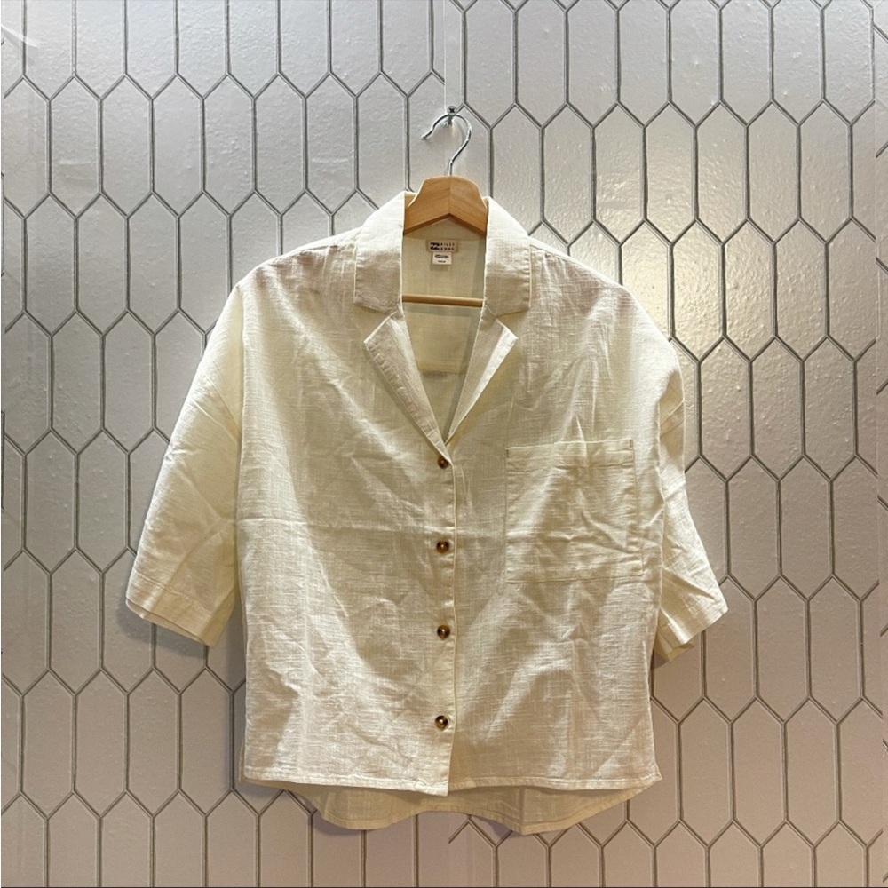 BILLABONG All Good Top in Salt Crystal Size Medium NWOT